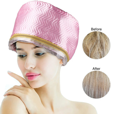 Thermal Hair Treatment Steamer Cap Home Spa