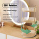 3-Tier Rotating Clear Makeup and Skincare Organizer