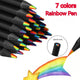 7-in-1 Rainbow Multicolor Wood Pencils 10-Pack