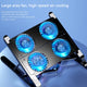 RGB Foldable Laptop Cooling Pad with 2-4 Silent Fans
