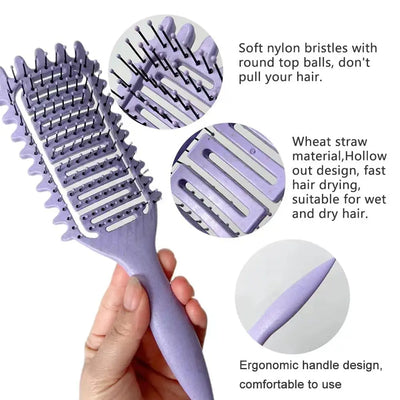 3-in-1 Curl Defining and Detangling Styling Brush