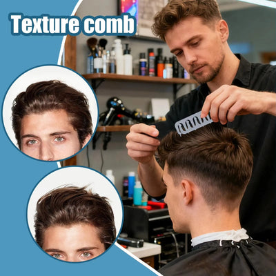 Wide-Tooth Volumizing Hair Styling Comb Set