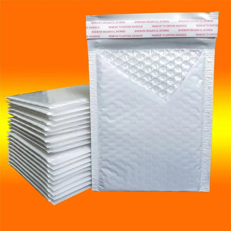 Pearlescent Bubble Mailers Self-Seal 50-Pack Waterproof