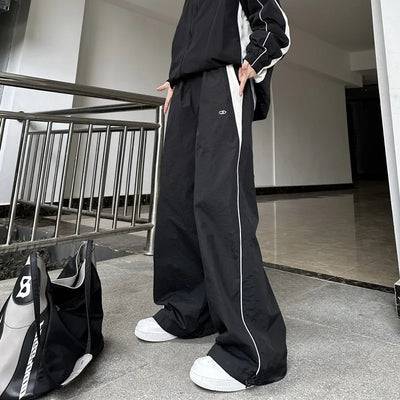 Women's Y2K Wide-Leg Hip Hop Baggy Sweatpants