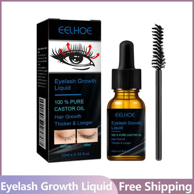 Castor Oil Eyebrow and Eyelash Growth Serum