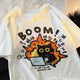 Kawaii Good Mental State Oversized Graphic Tee