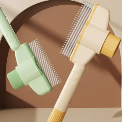 Self-Cleaning Pet Grooming Brush for Dogs and Cats