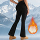 Women's Fleece-Lined Flared Thermal Leggings