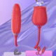2-in-1 Sucking and Licking Intimate Vibrator