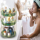 3-Tier Rotating Clear Makeup and Skincare Organizer