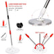 360 Spin Mop and Bucket Set with 3 Microfiber Heads