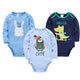 Baby Long Sleeve 100% Cotton Bodysuit Set 0-12 Months
