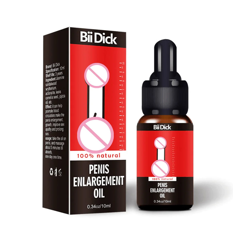 Male Performance Enhancement Massage Oil