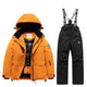 Kids' 2-Piece Waterproof Ski Jacket and Pants Set
