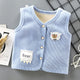Kids' Velvet-Lined Warm Puffer Vest Jacket