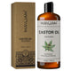 Organic Cold-Pressed Castor Oil 16oz for Hair Skin and Nails