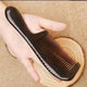 Natural Buffalo Horn Anti-Static Fine Tooth Massage Comb