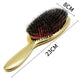Luxury Boar Bristle Anti-Static Paddle Hair Brush