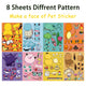 Pokemon Pikachu DIY Puzzle Face Stickers 8-16 Sheets