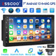 ESSGOO 2-DIN Android 14 Car Stereo with CarPlay and GPS
