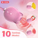 2-in-1 Sucking and Licking Intimate Vibrator