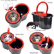 360 Spin Mop and Bucket Set with 3 Microfiber Heads