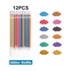 Metallic Glitter Gel Pens with Refills 12 or 24-Pack