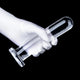 Crystal Glass G-Spot Dildo and Anal Plug