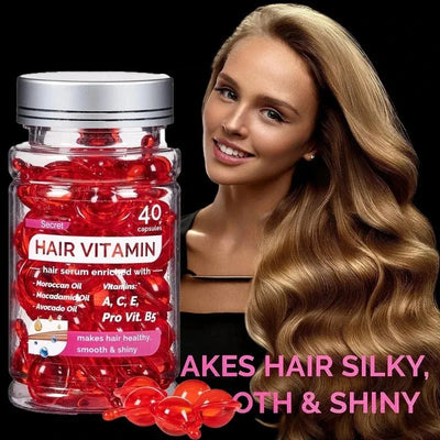 Moroccan Vitamin Oil Hair Repair Capsules 40-Pack