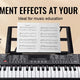 61-Key Portable Digital Piano Keyboard for Beginners