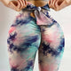 Women's Butterfly Print Bow-Detail Butt-Lift Leggings