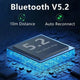 Bluetooth 5.2 Wireless Audio Receiver Transmitter 3.5mm AUX