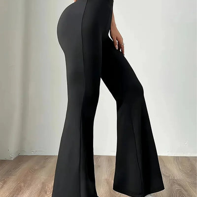 Women's High Waist Legging Tummy Control Bootcut Workout High Waist Bell Bottom Pants 4-Way-Stretch Athleisure  Pants