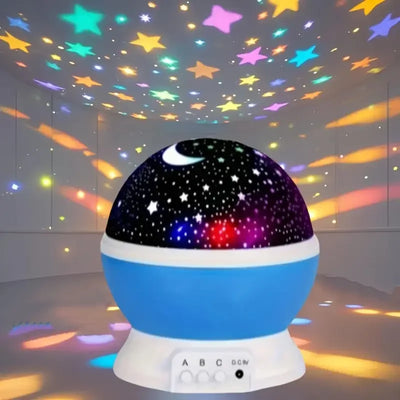 USB Starry Night Light Projector with 9 Color Modes
