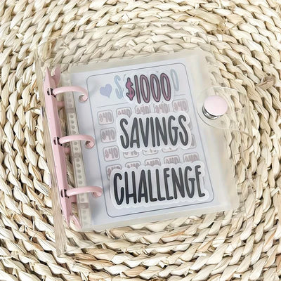 $1000 Money Savings Challenge Binder with Envelopes