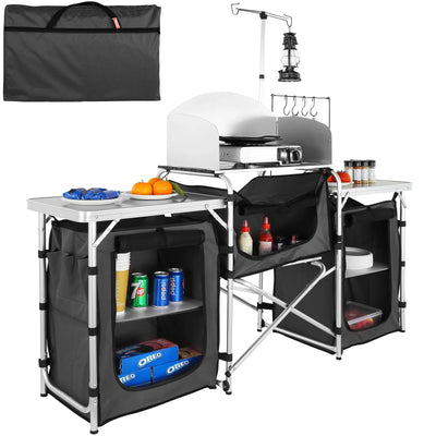 Foldable Aluminum Alloy Outdoor Camping Kitchen Table