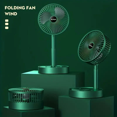 Portable Folding Telescopic USB Stand Fan