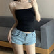 Women's Fitted Thin-Strap Camisole Tank Top