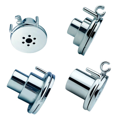 Stainless Steel Flat Invisible Male Chastity Device