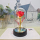 LED Eternal Rose Glass Flower Gift for Women