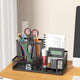 3-Compartment Mesh Desk Organizer with Pencil Holder