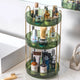 3-Tier Rotating Clear Makeup and Skincare Organizer