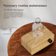 Rechargeable Essential Oil Diffuser Waterless Nebulizing Diffuser Electric Smell for Home Office Wood and Glass Aroma Diffuser