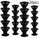 Mushroom Silicone Wave Hair Curlers 10-20 Pack