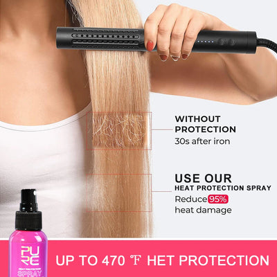 PURC Coconut Oil Heat Protectant Spray to 470F