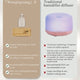 Rechargeable Essential Oil Diffuser Waterless Nebulizing Diffuser Electric Smell for Home Office Wood and Glass Aroma Diffuser