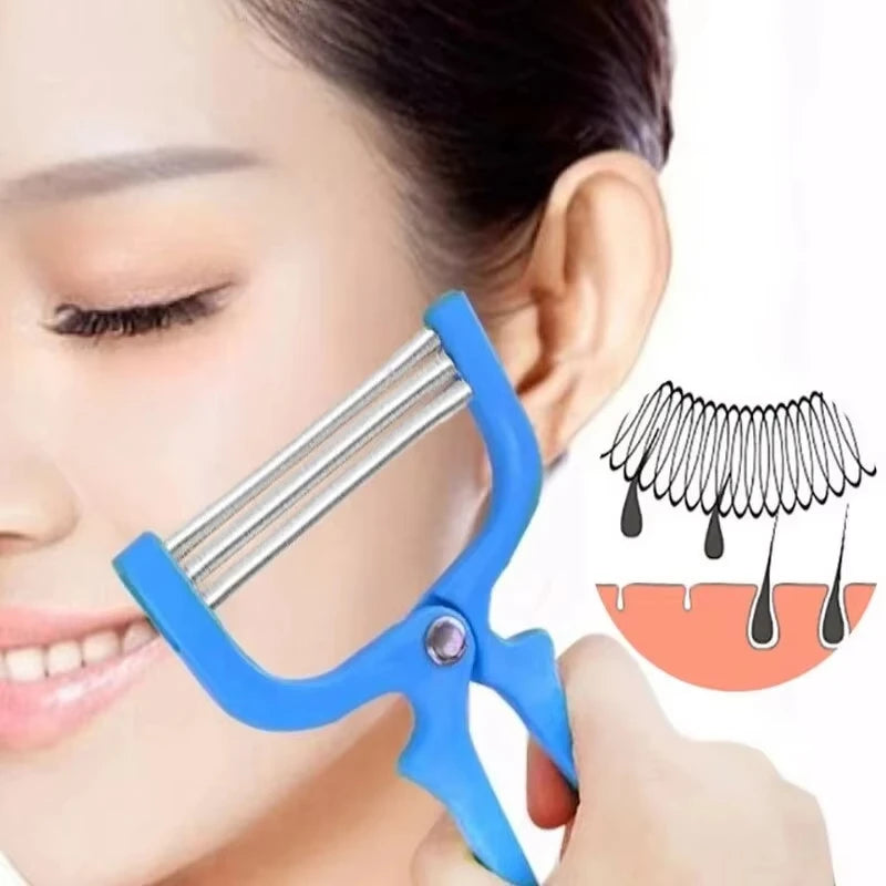 Handheld Facial Hair Removal Spring Device