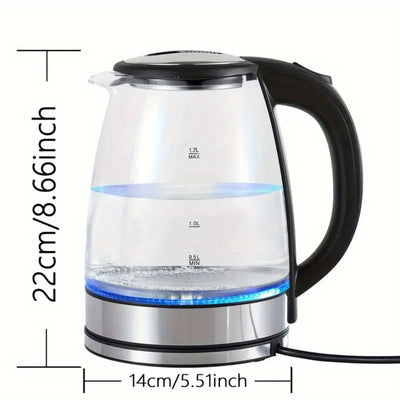 2L Glass Electric Kettle 1000W Fast Boiling