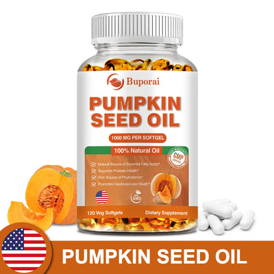Pumpkin Seed Oil Supplement for Hair Growth and Health