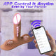 App-Controlled Sit and Ride Dildo Vibrator
